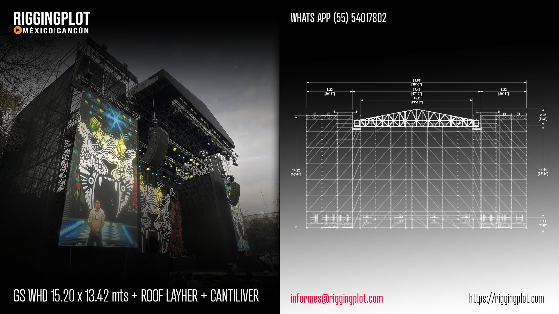 RENTA DE GROUND SUPPORT 18.54X16.00MTS CON LAYHER WALL, KEDER Y CANTILIVER DE 10 TORRES MÉRIDA